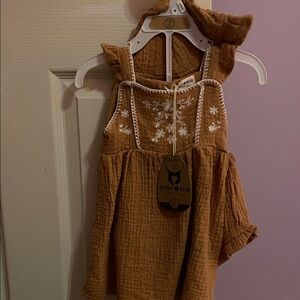 Rabbit & Bear Kids Brown Matching Set